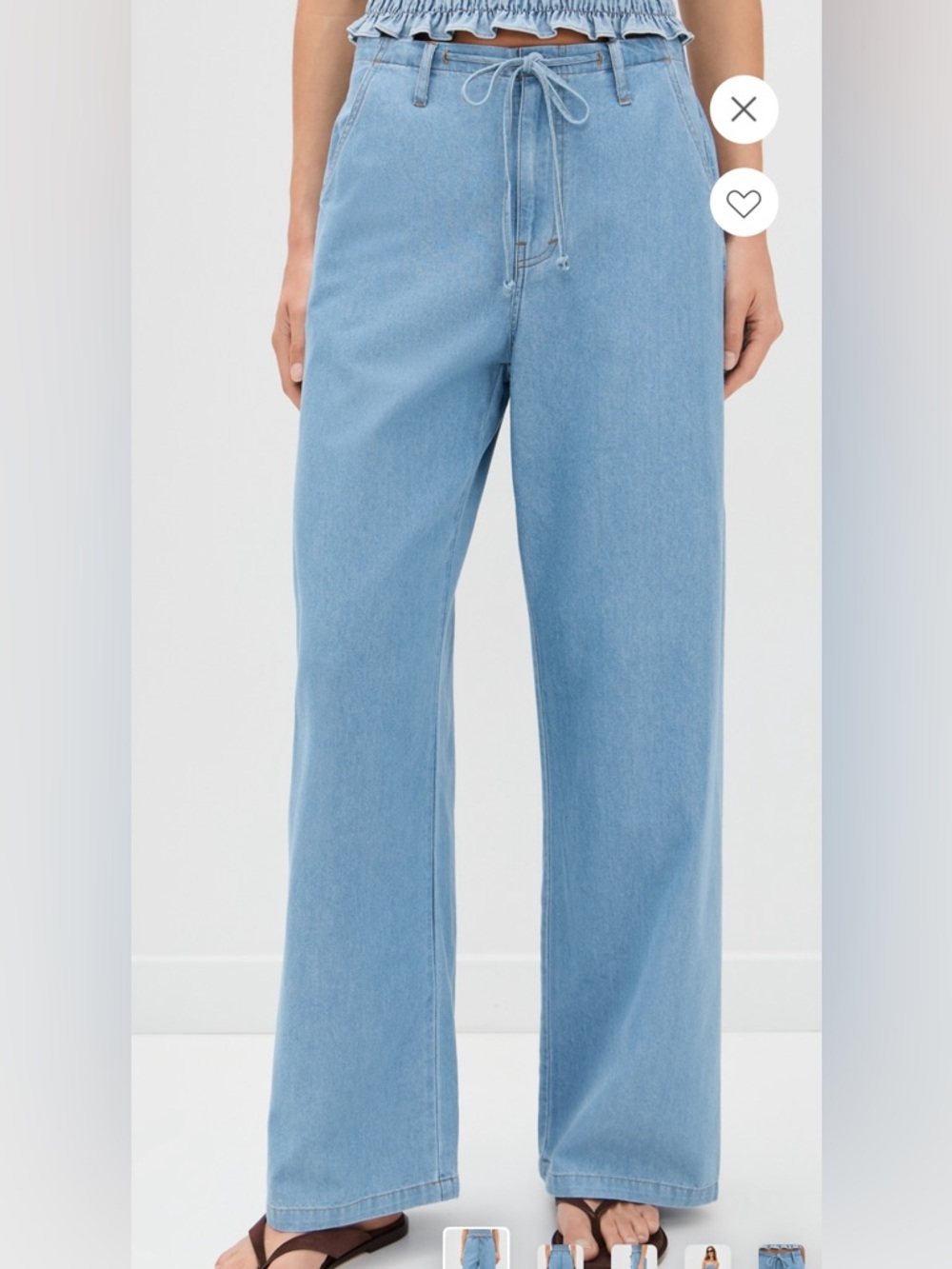 LNA
Gia Tie Waist Pants

NWOT!! Never worn.

Size Medium